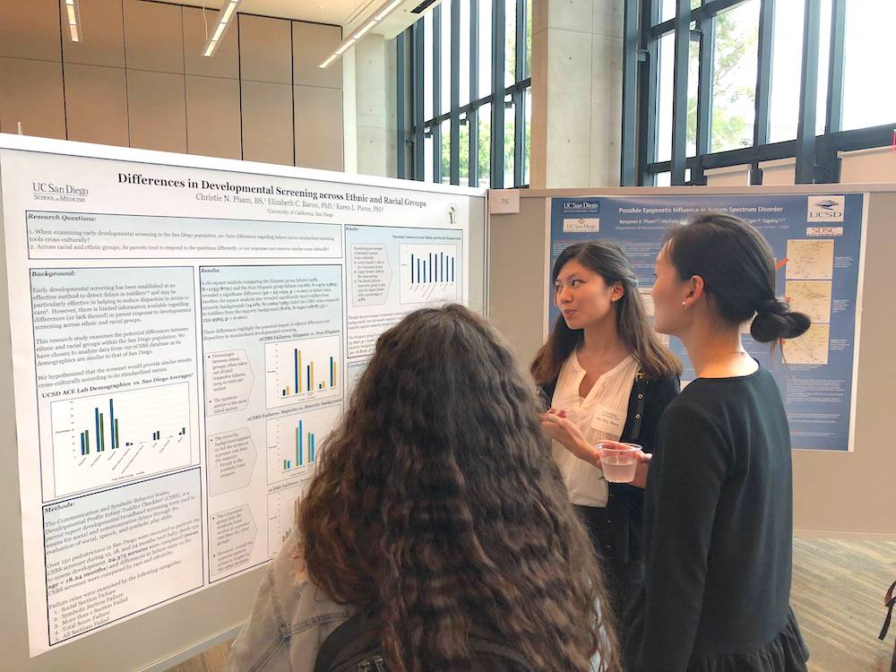 Christie Pham at UCSD Public Health Day, April 2018
