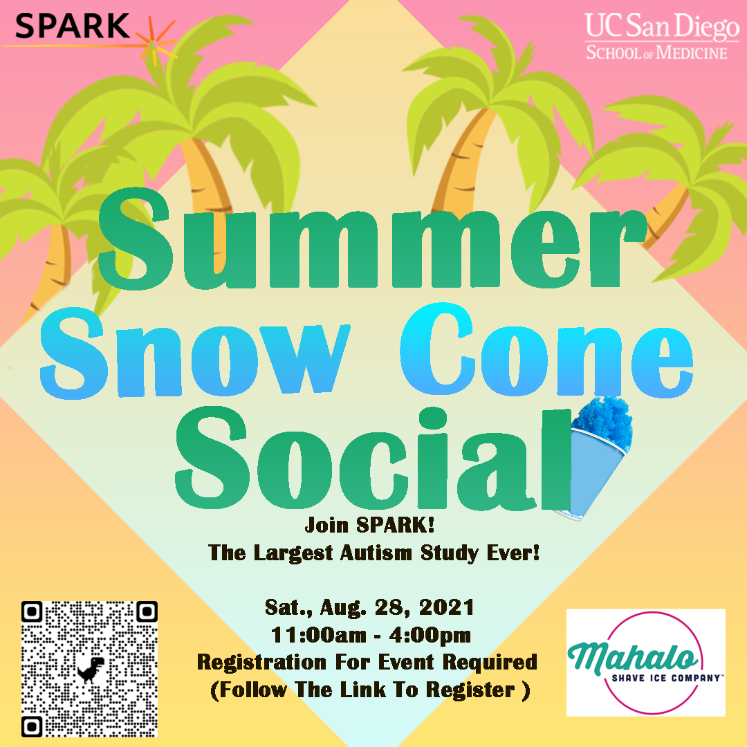Summer Snow Cone Social flyer