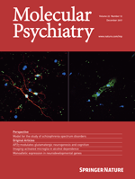 Molecular Psychiatry cover